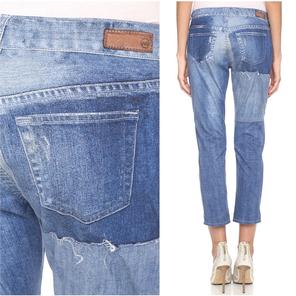 SOLDⓂ️ AG | Drew Digital Luxe Patchwork Jeans - Picture 8 of 8